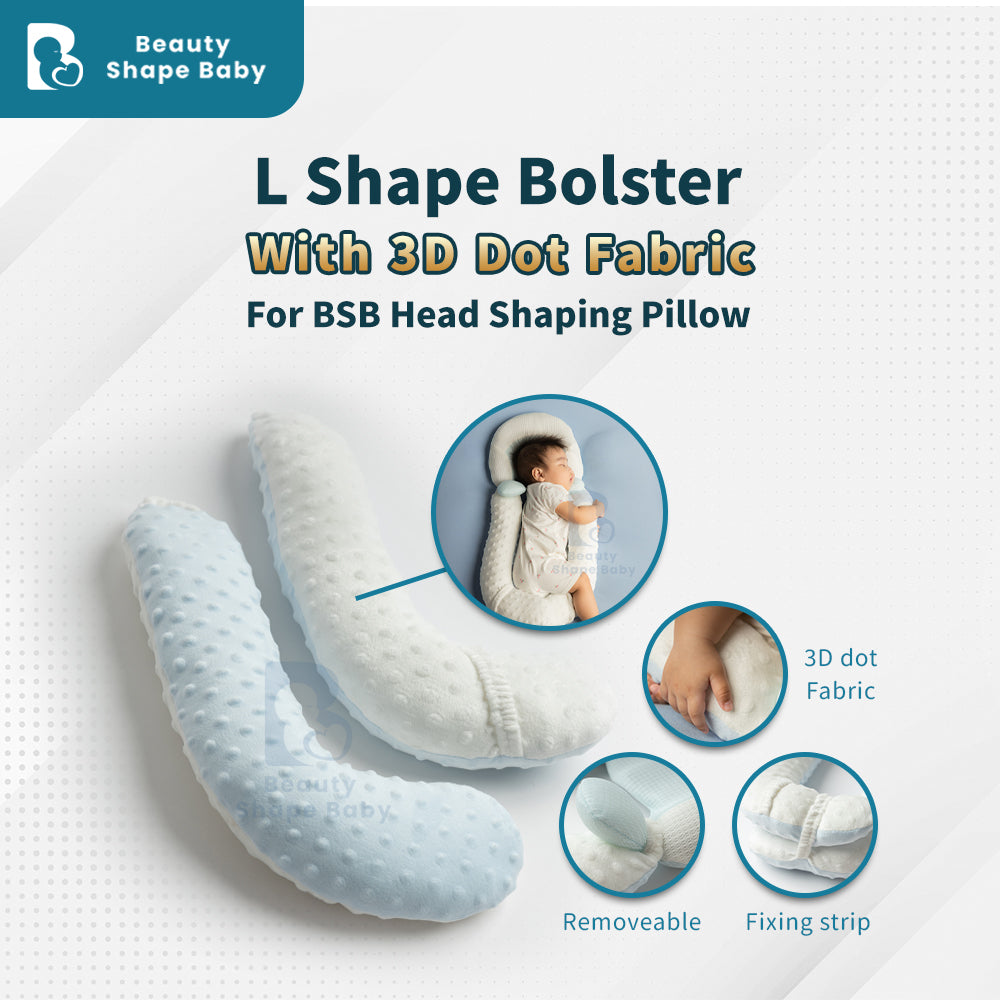 3D Dot L Shape Bolster for BSB Head Shaping Pillow