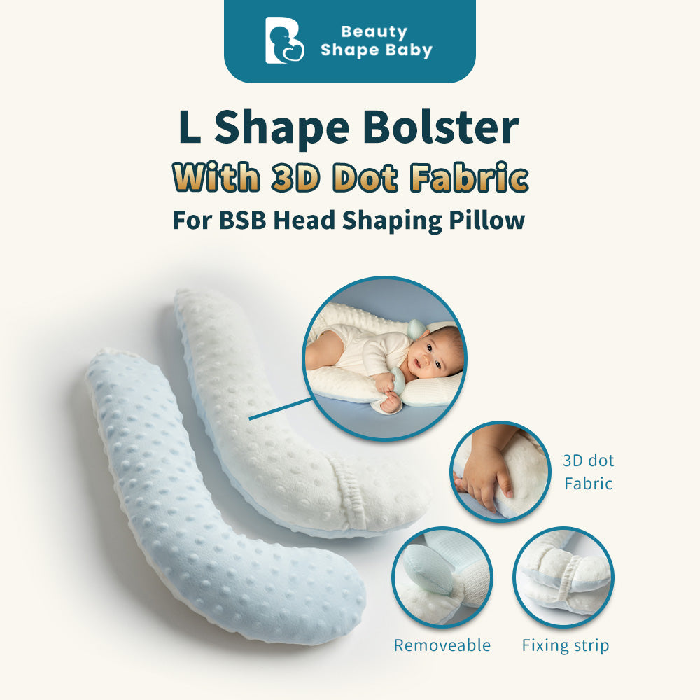 3D Dot L Shape Bolster for BSB Head Shaping Pillow