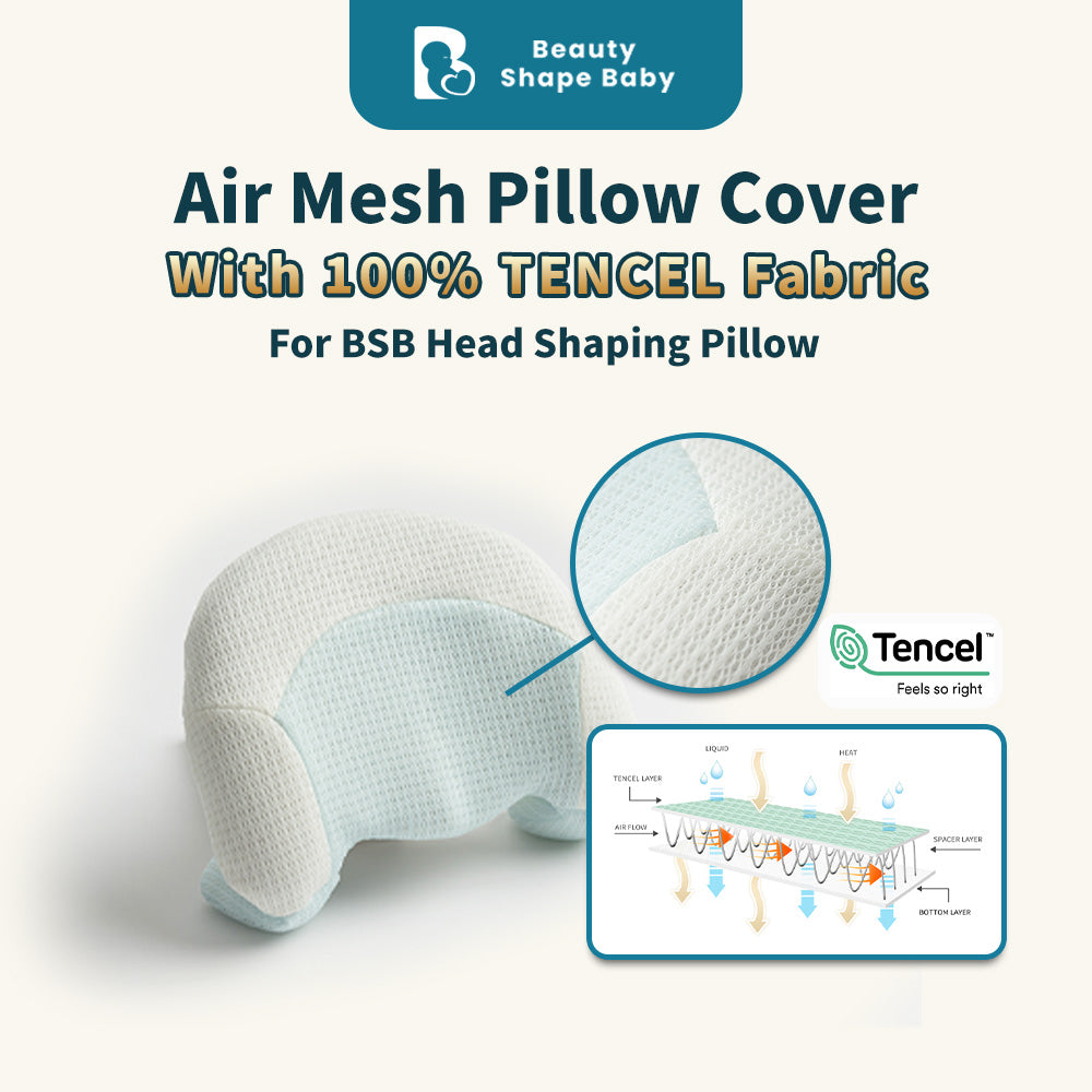 【 Pillow Case Only 】TENCEL Pillow Case for BSB Head Shaping Pillow